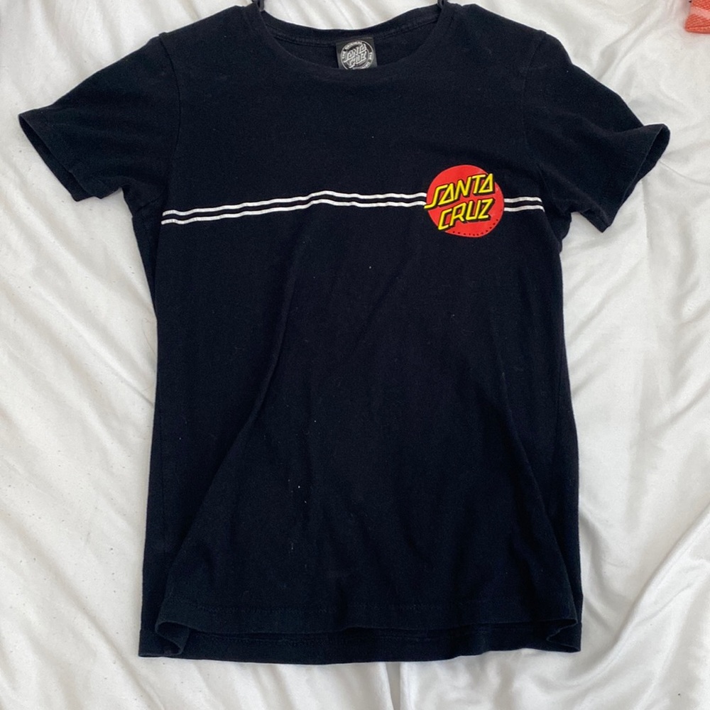Black Santa Cruz shirt